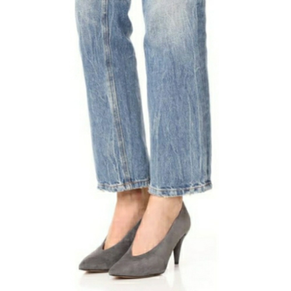 - Michael Kors Lizzy Suede Pointed Toe Classic Pumps - Picture 4 of 12